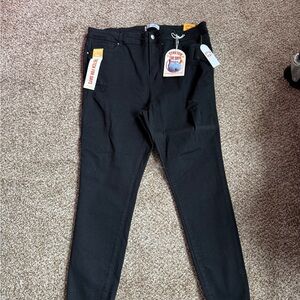 Wax Jean Black Skinny Pants